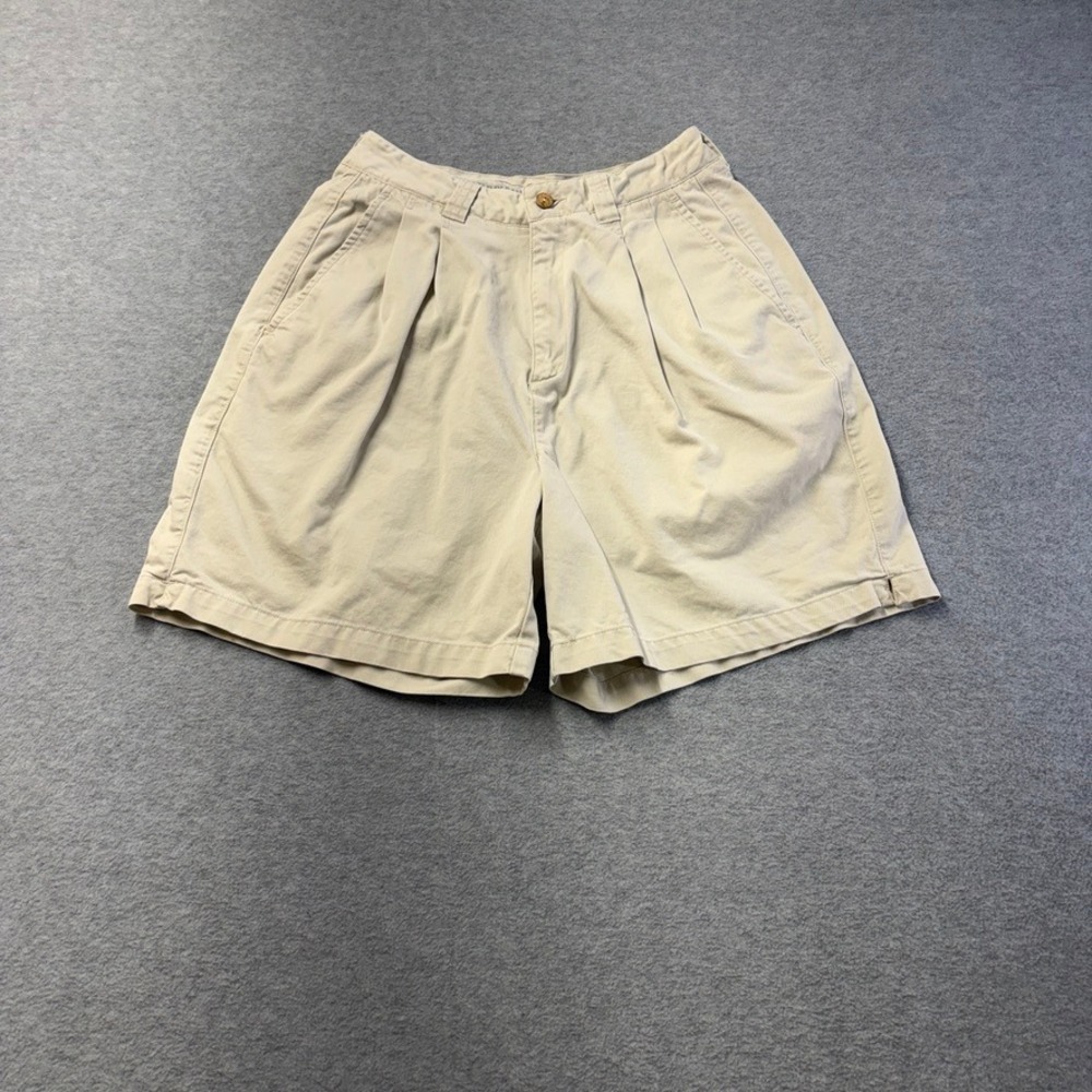 Tommy Bahama Shorts Womens 10 Chino Relaxed Pleated Preppy 6.5" Inseam Twill